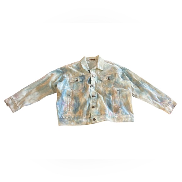 Tie-Dye Denim Jacket - Picture 7 of 11